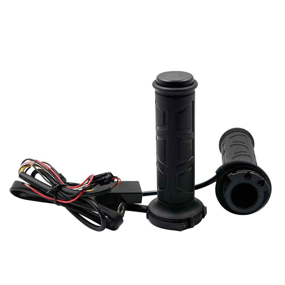 22MM 7/8'' Motorcycle Electric Hot Heated Warm Hand Grips Handlebar Adjustable Q