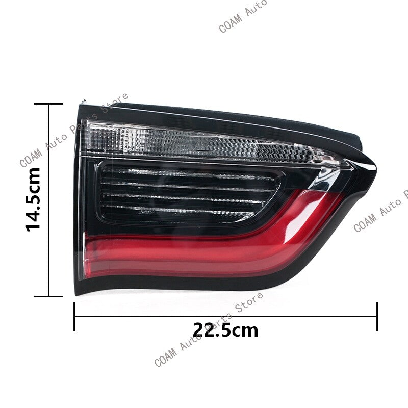 The left inner rear taillight brake warning light is applicable to for Jeep Compass models from 2017 to 2019.