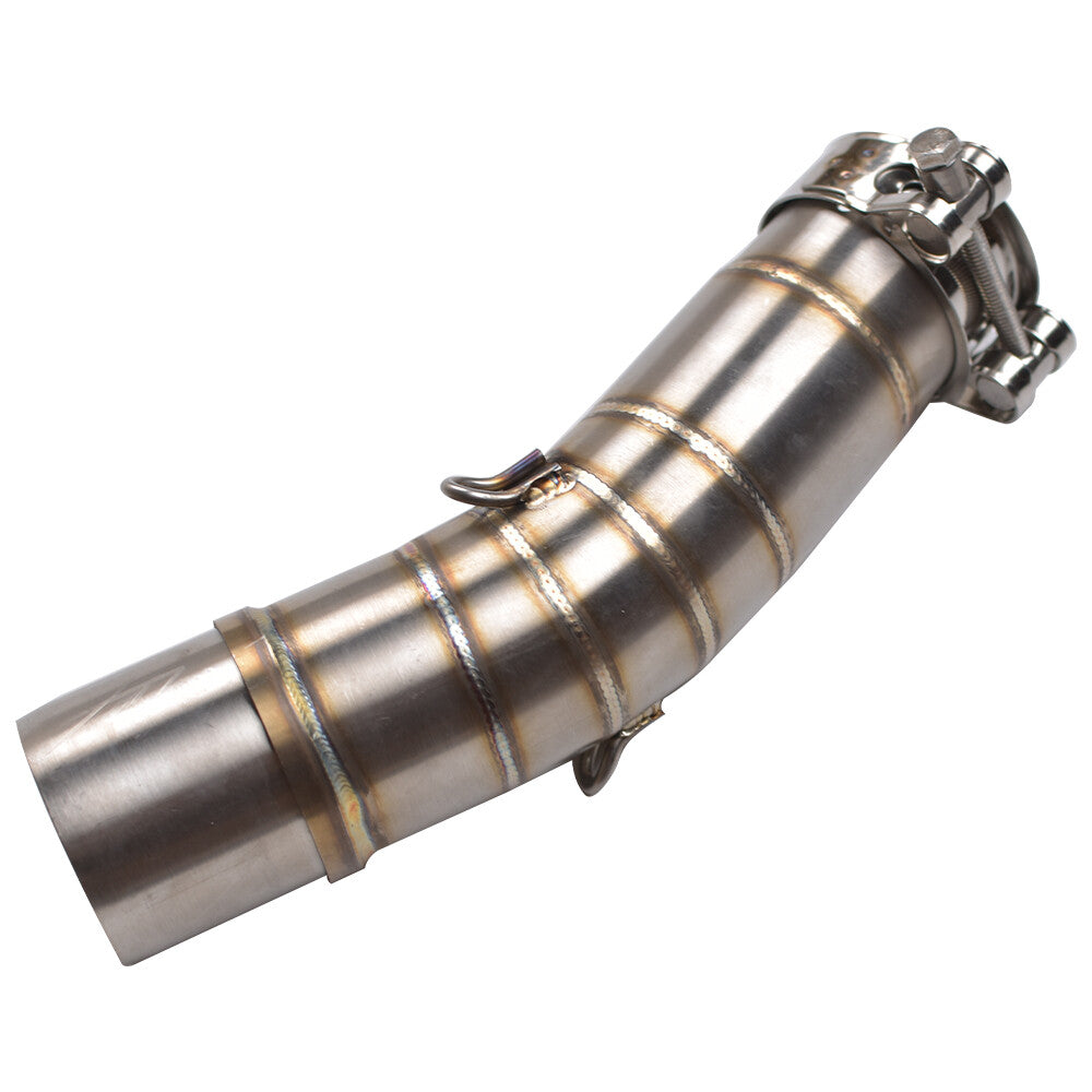 Motorcycle 51MM New Slip-On Exhaust Adapter Middle Link Pipe for Suzuki GSX250R