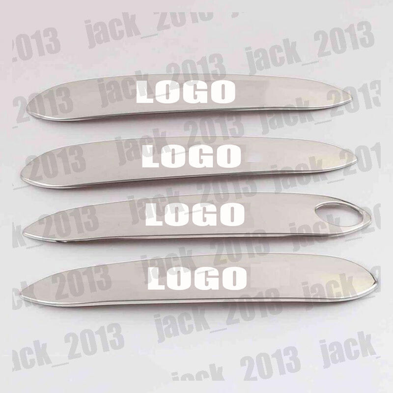 4pcs silvery stainless Car Door Handle Catch Cover Trim for BMW X3 G01 2018-2021