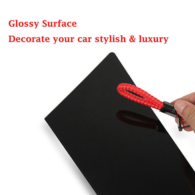 Piano Black Pillar Posts Door Window Molding Strip for BMW E60 535i 550i 04-2010