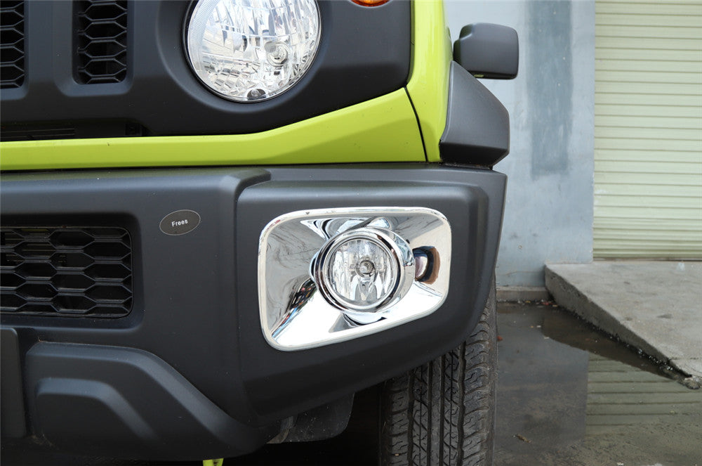 Chrome ABS Front Fog Light Lamp Cover for Suzuki for Jimny 2019-2022 Car Accessories
