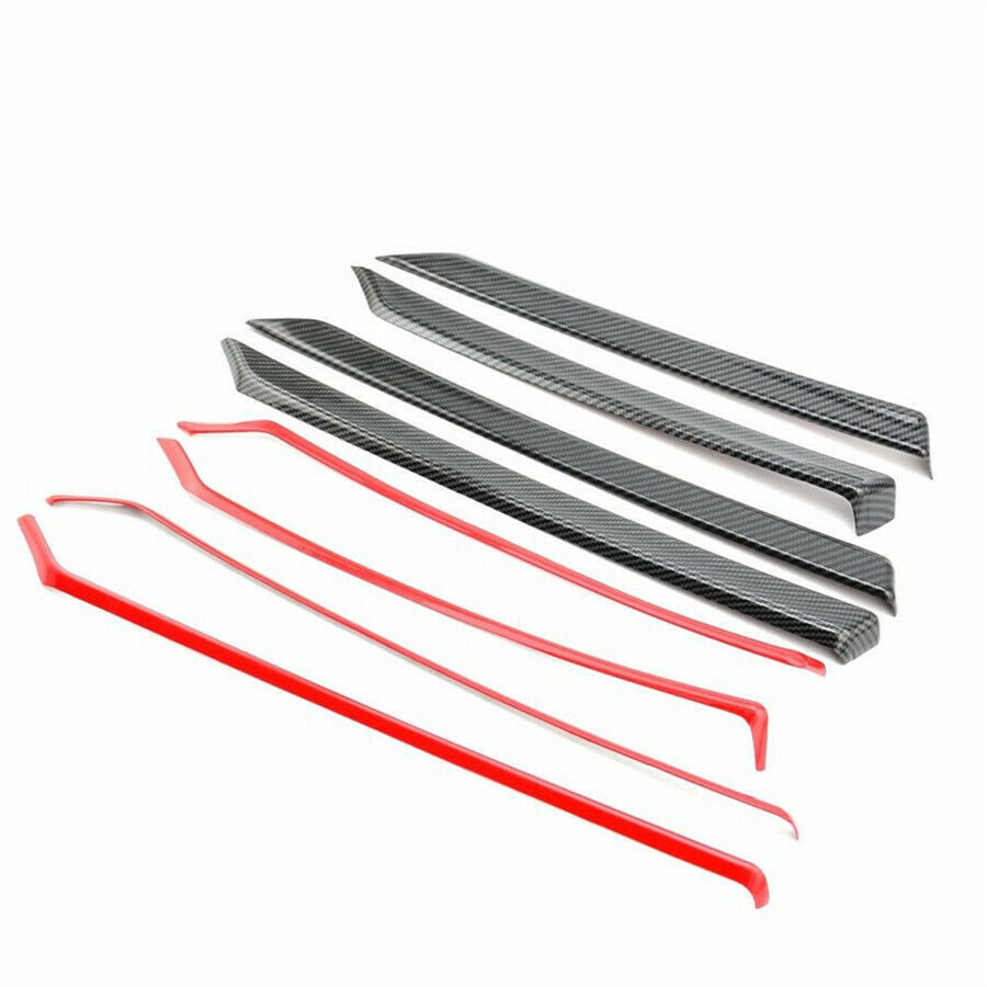 ABS Carbon Fiber Interior Door Trim Decals Cover for Honda for Civic 10th 2016 2017