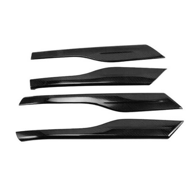 Carbon Fiber Inner Door Armrest Panel Cover Trim for Mitsubishi Outlander 13-21
