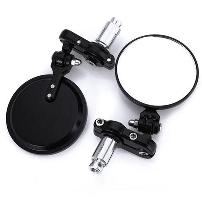 Moto Multi Angle Adjustable Aluminum 7/8 Handlebar Bar End Rearview Side Mirror