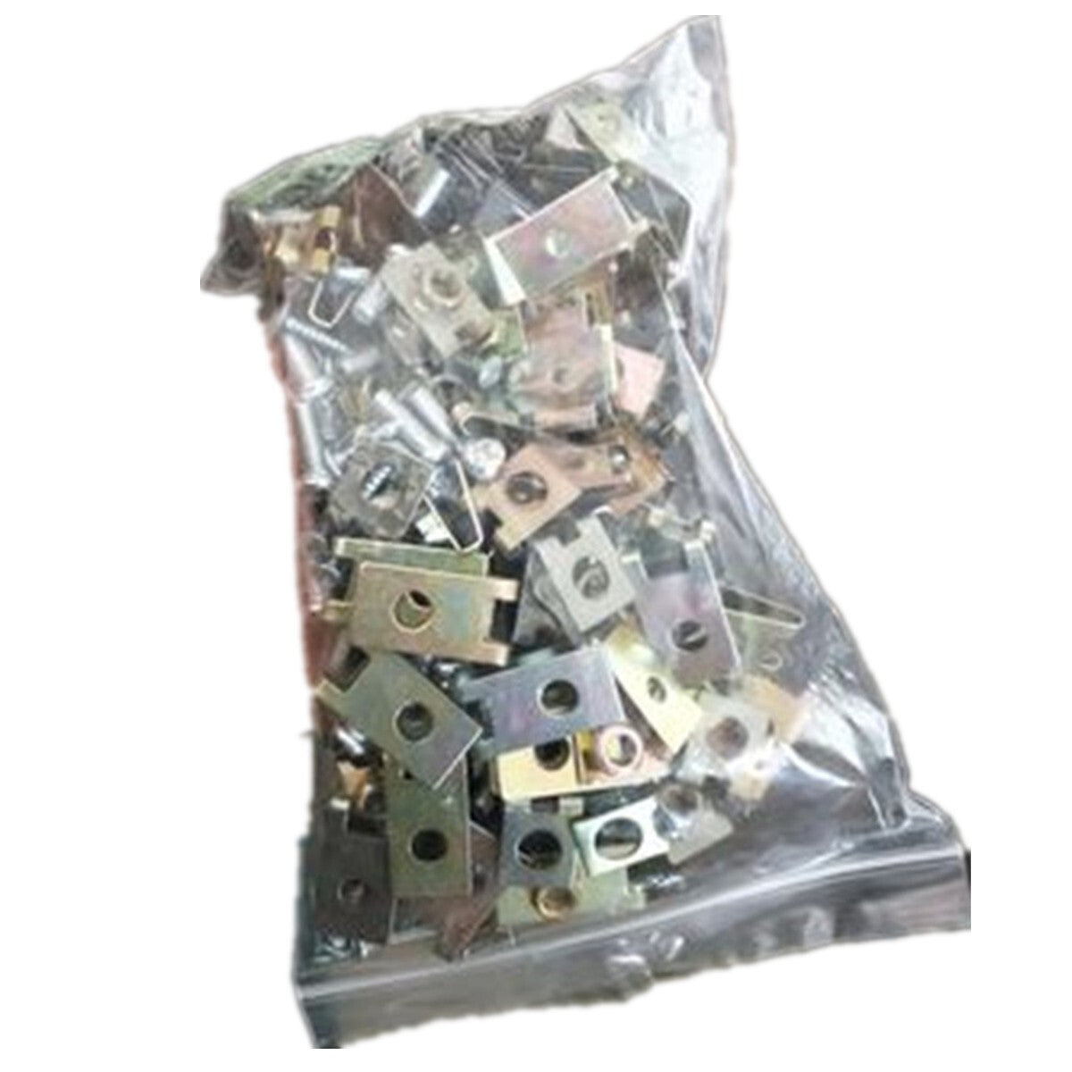 Car Door Panel Fender Bumper Gasket Clip Screw U Type 100Pcs Fastener Fixed Trim