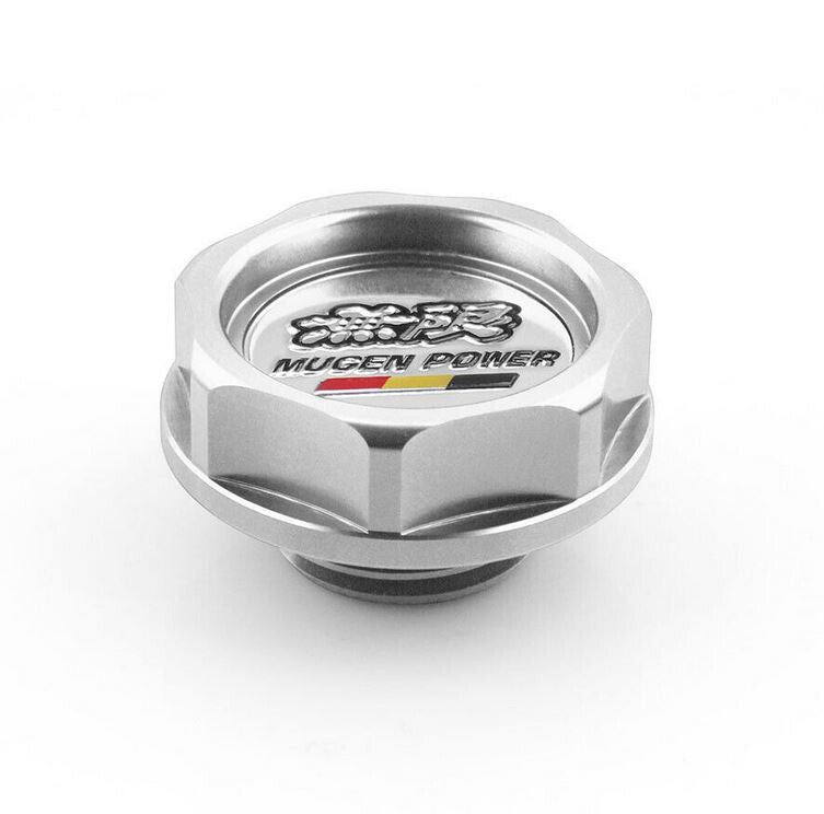 Suitable for Mugen engine oil filler radiator cap, silver, for Honda for Acura .