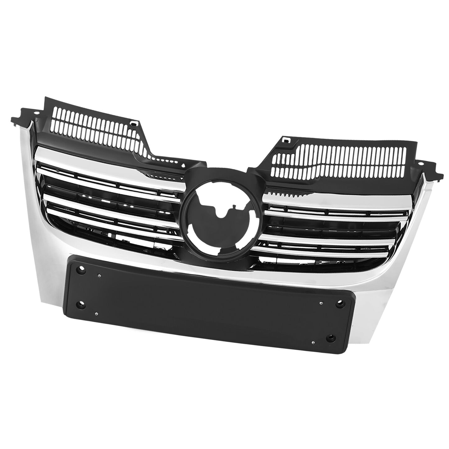 For 2005 - 2010 for VW for Jetta MK5 Sedan Front Upper Grille for CHRome Trim - v