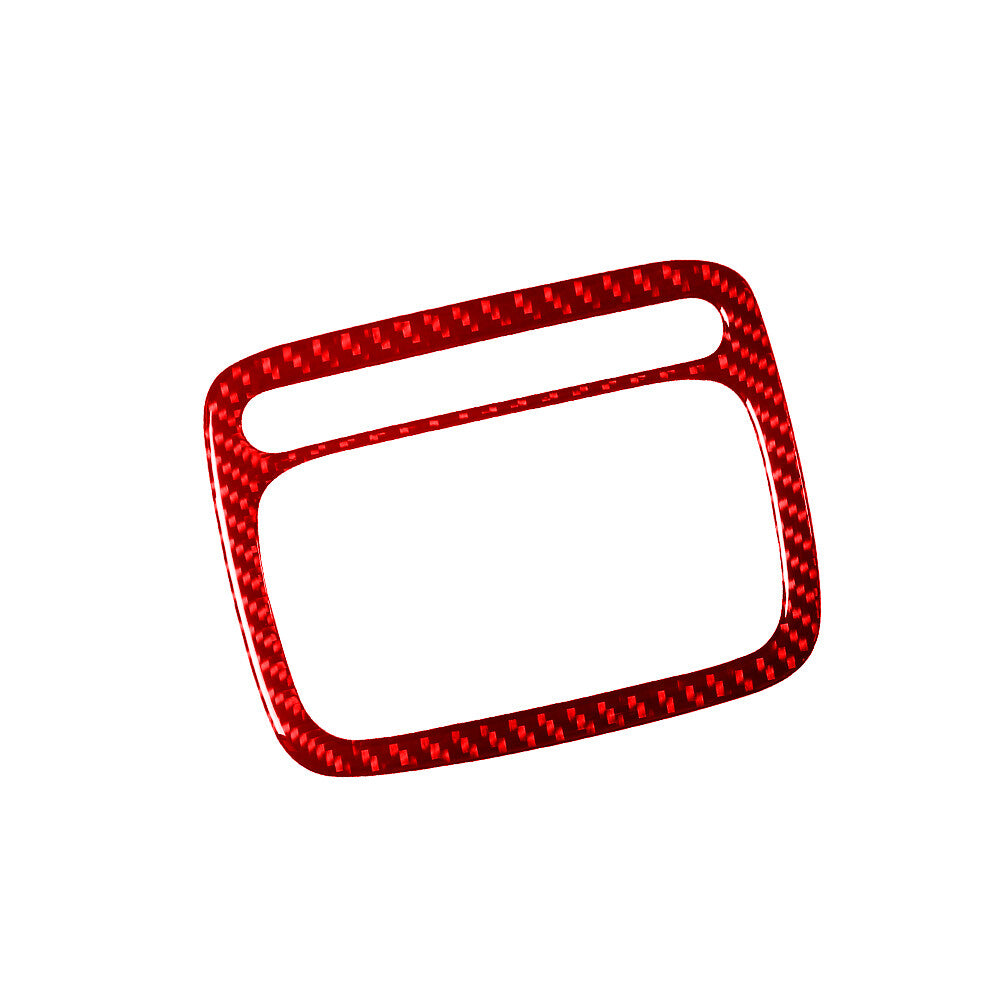 Red Carbon Fiber Window Switch Panel Cover Trim Type A for Mustang 2005-09 v
