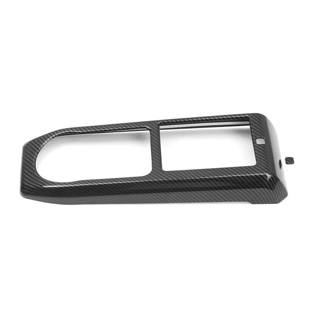 for Toyota Tacoma 2016-2021 Carbon Fiber Car Interior Gear Box Panel Cover Trim