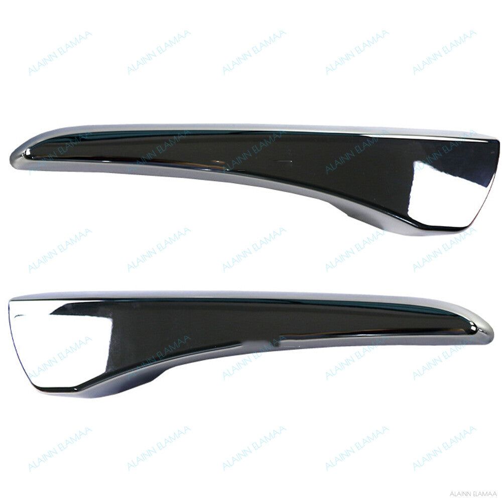 Front Bumper Side Grille Cover Trim r Fit for Jaguar for XF 3.0 2012-2015,Chrome,LR