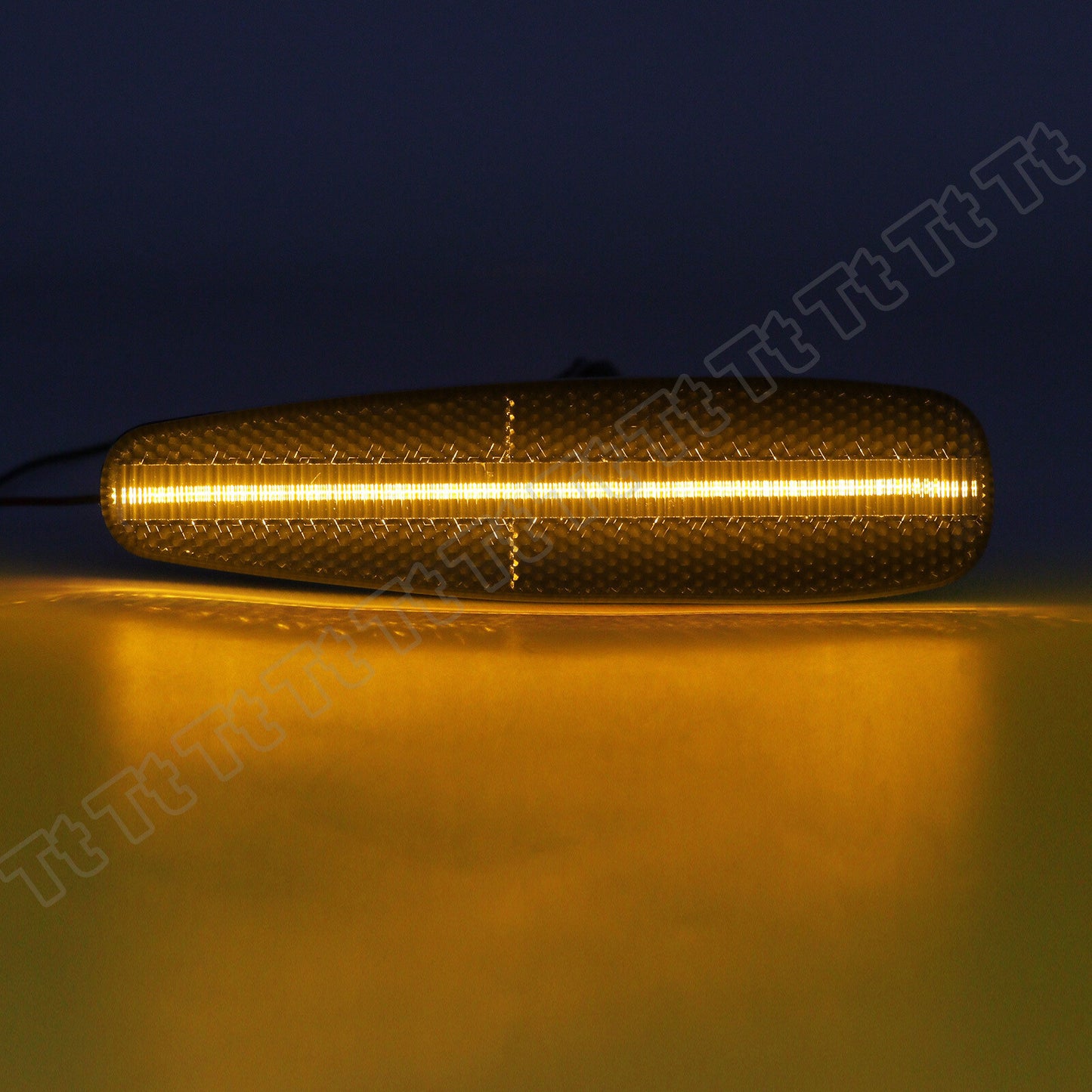 For 1995 - 1998 for 240SX S14 Silvia LED Front Fender Side Marker Lights Smoked - v