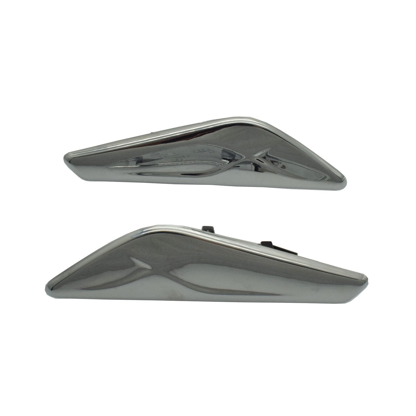A Pair Fender Trim Finisher Chrome Front Left Right Side for BMW X3 X4 F25 F26