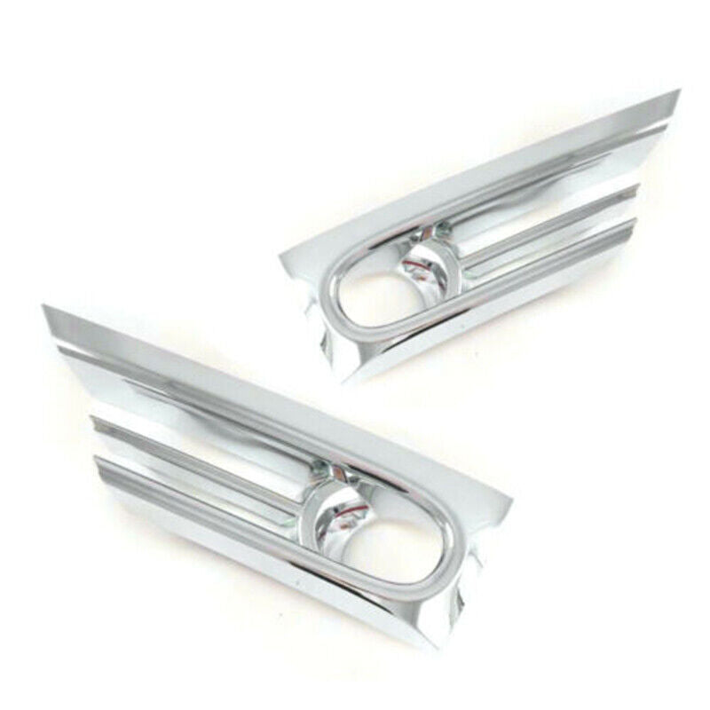 2-Piece Chrome Front Fog Light Protector Cover Trim for Honda CR-V (2020-2022)