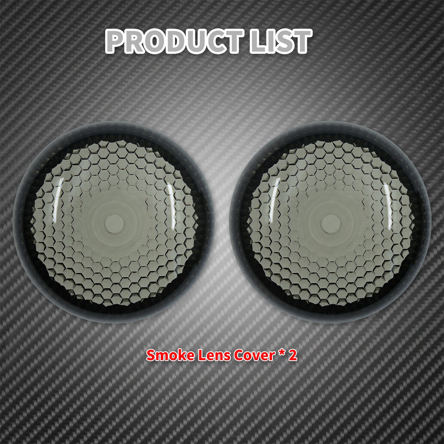 2x Smoke Bullet Turn Signals Light Lens Cover Fit for Harley FLRT FLTRX 2000-23