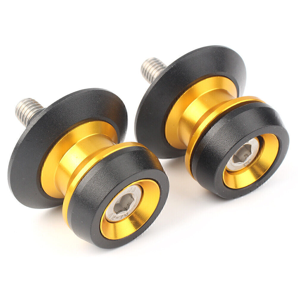 8MM Swingarm Spools Slider Stand Screw Fit for Honda for Yamaha for Kawasaki for Suzuki Gold
