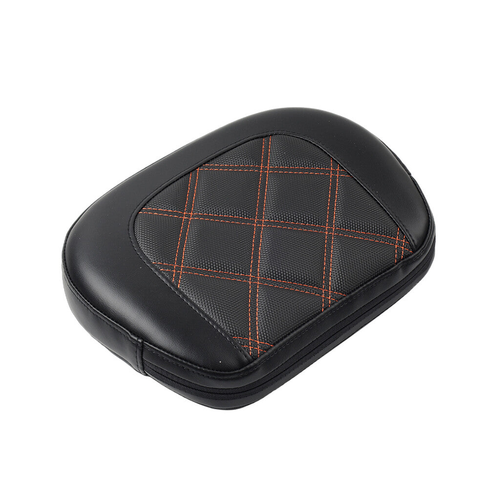 Passenger Sissy Bar Backrest Pad Kit Fits for Harley Road King FLHR Road Glide