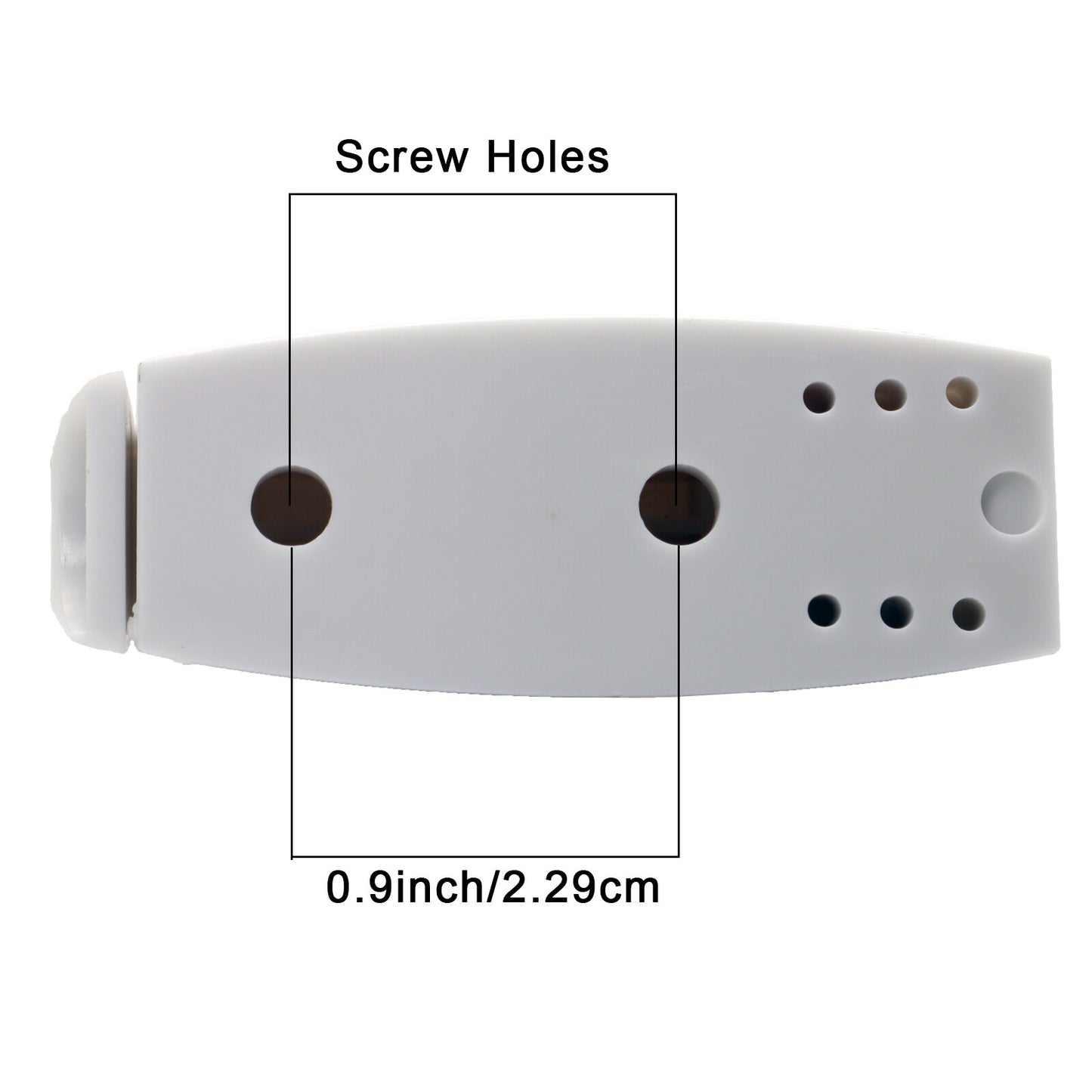 RV White Baggage Door Catch Holder Clips Latch 5X For Camper/Trailer Motorhome Q