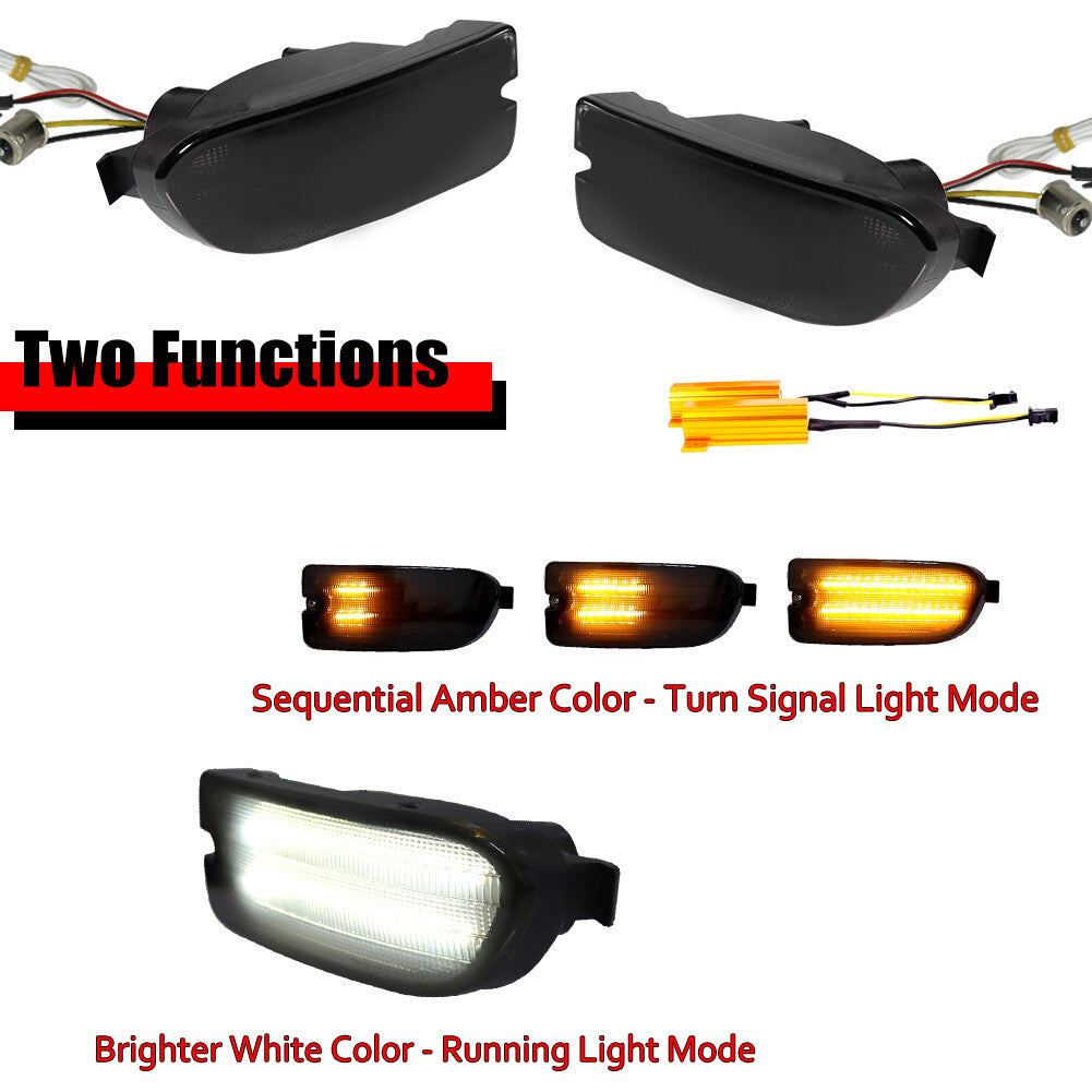 Smoke switch amber LED DRL front signal light suitable for 1999-2001 for Subaru Impreza- v