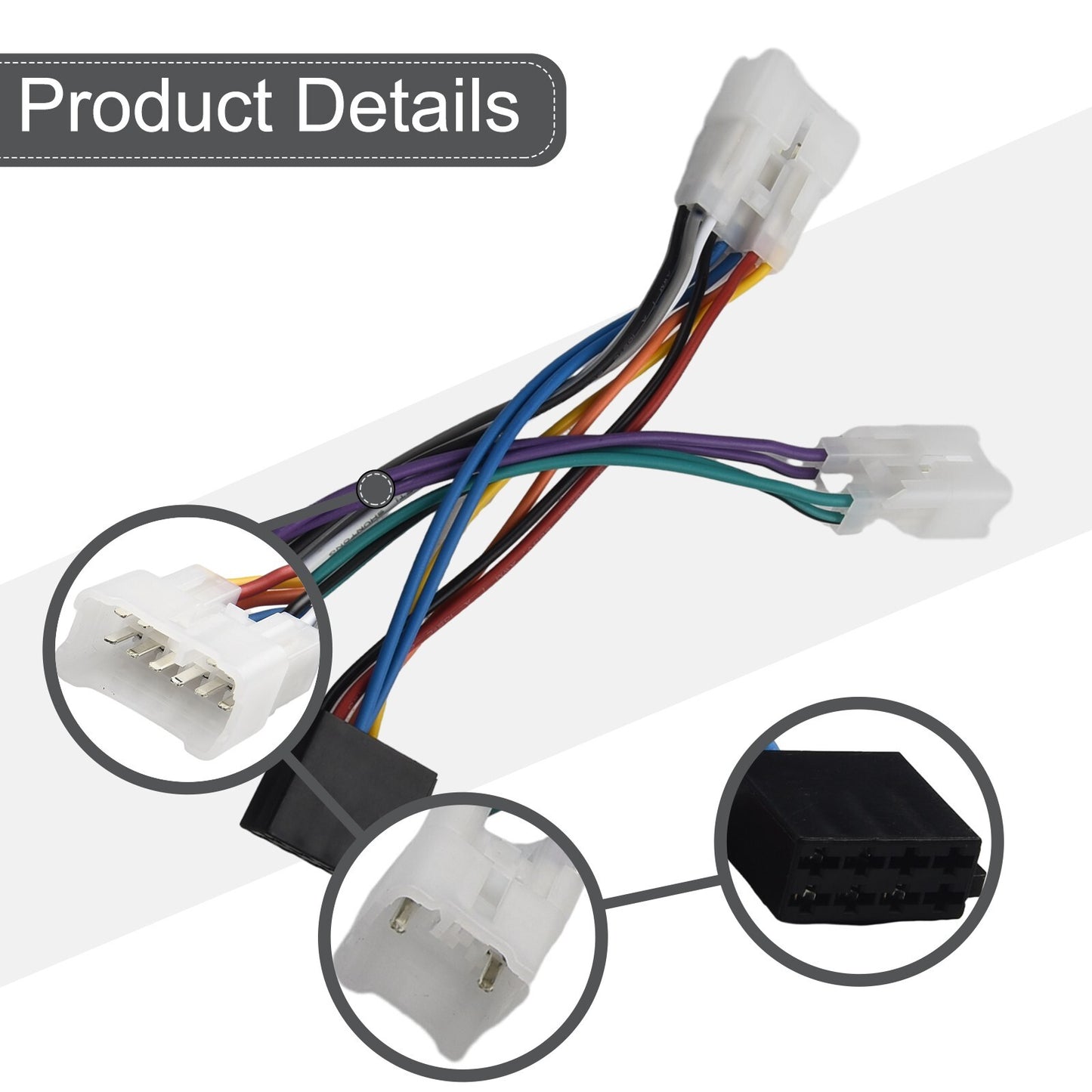 Reliable and Long lasting ISO Radio Wiring Harness Cable Adapter for Toyota