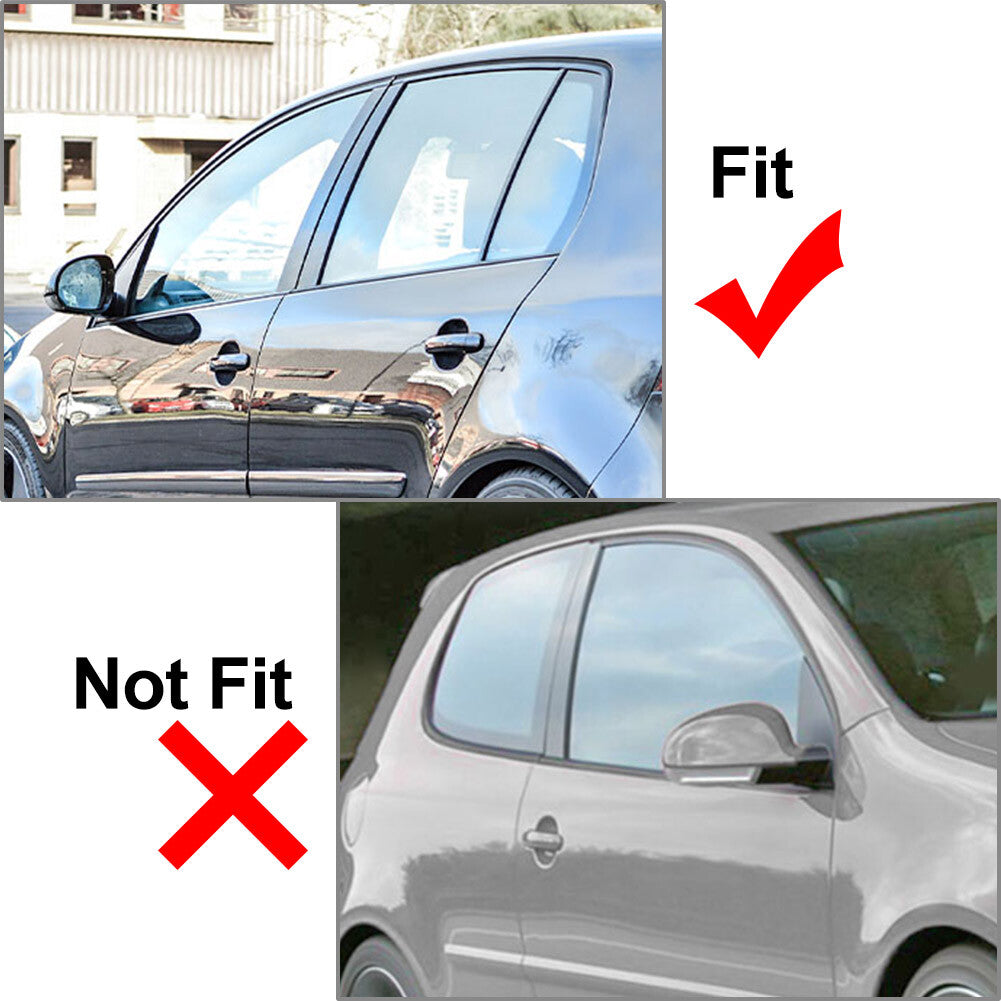 Rear Window Louver Shutter Cover Trim for VW for Golf MK5 2004-2008