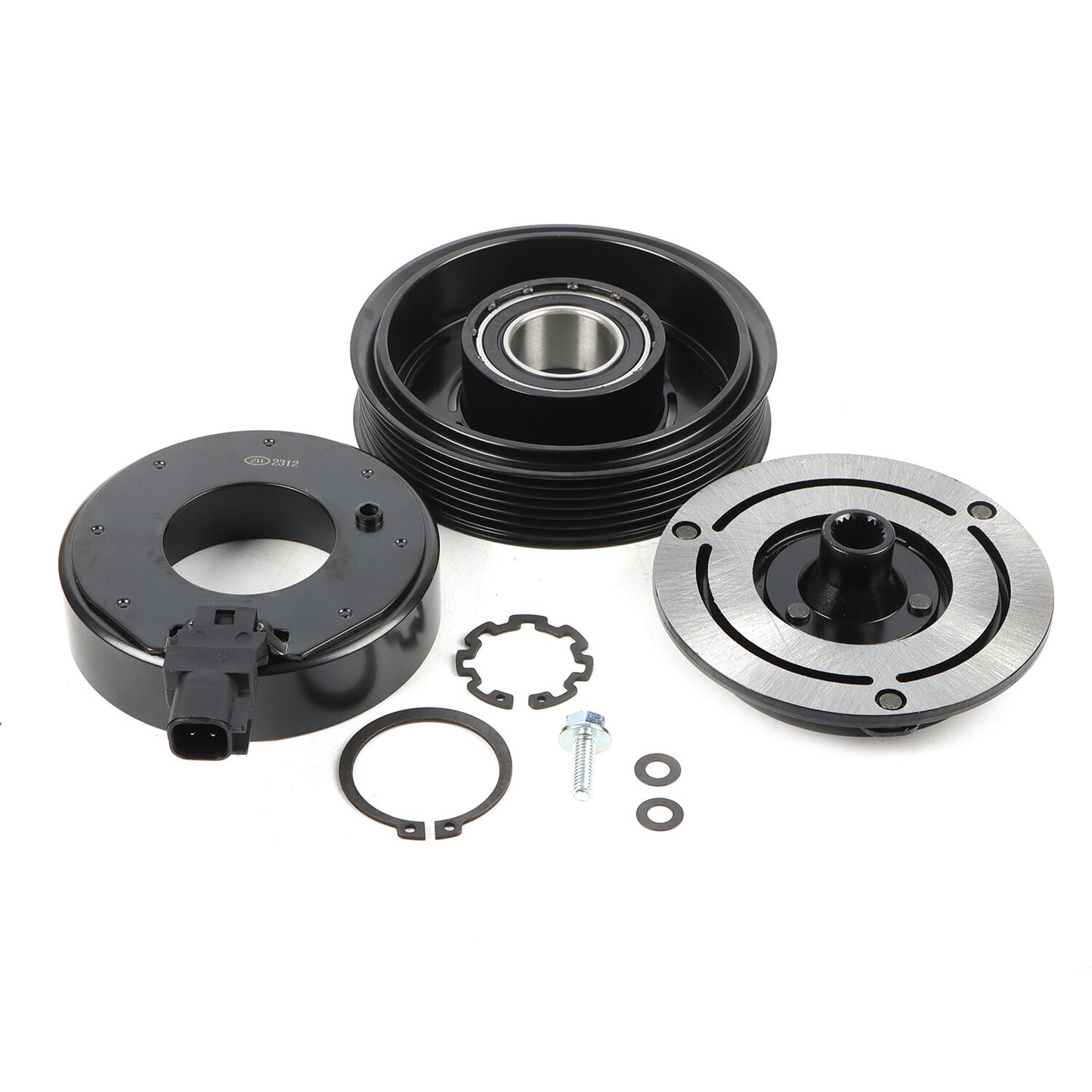 AC COMPRESSOR CLUTCH KIT COIL PULLEY FOR: 2011 - 2016 for JEEP GRAND CHEROKEE 3.6L
