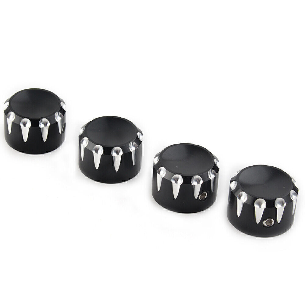 4pcs Motorcycle Engine Screw Topper Cover Head Bolt Caps Black Fit for Harley 883 mo Q