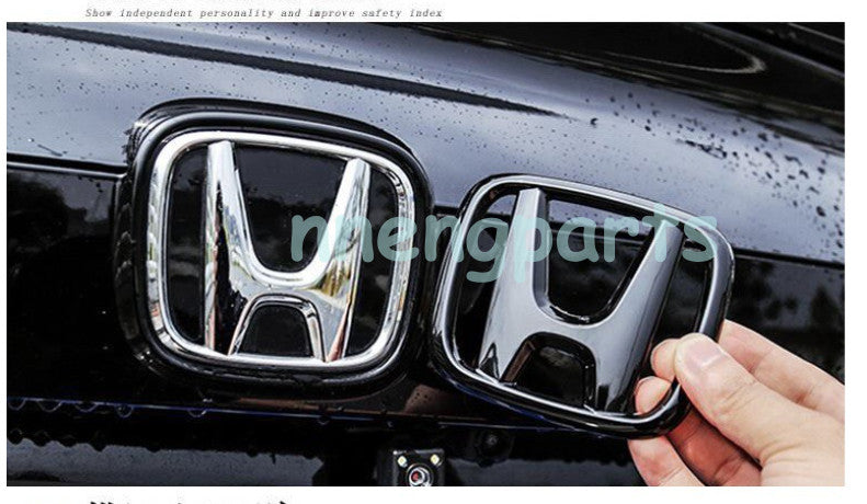Sleek black front and rear badges, steering wheel badges for Accord D 2018 - October 2022