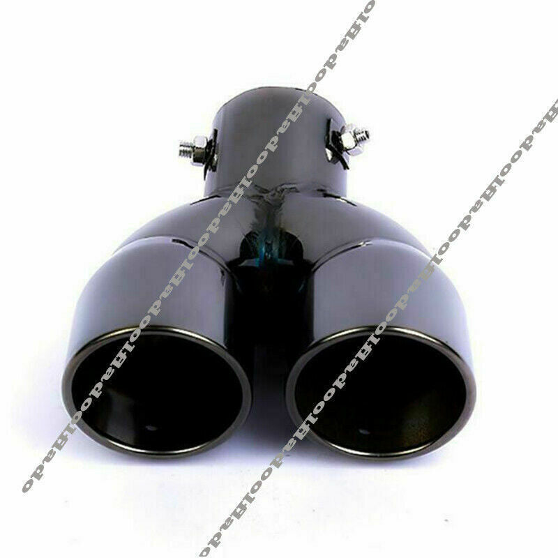 BLACK STAINLESS MUFFLER EXHAUST TIP FINISHER for TOYOTA HIGHLANDER 2020-2023