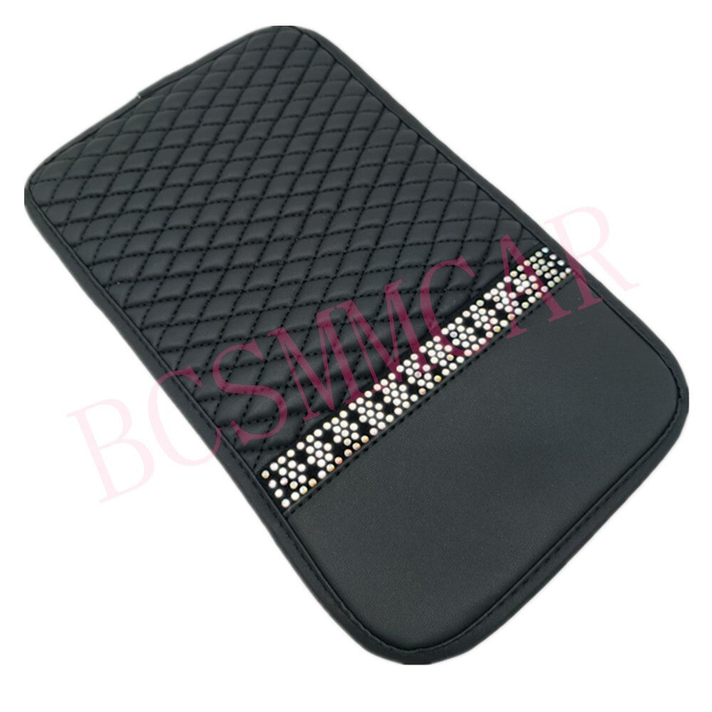 Car Armrest Cushion Cover Leather Center Console Box Pad Protector Accessories