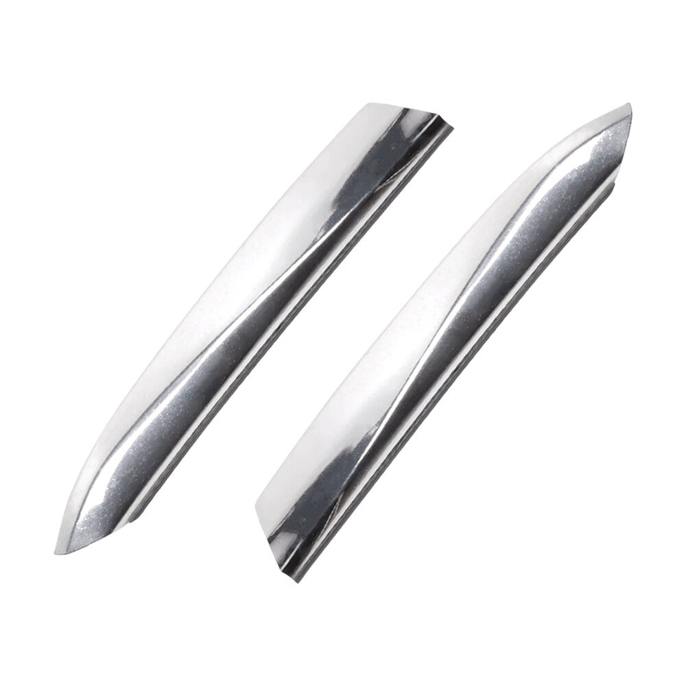 2x Front LH RH Side Bumper Insert Molding Trim Chrome Fits for XF 2016-2020