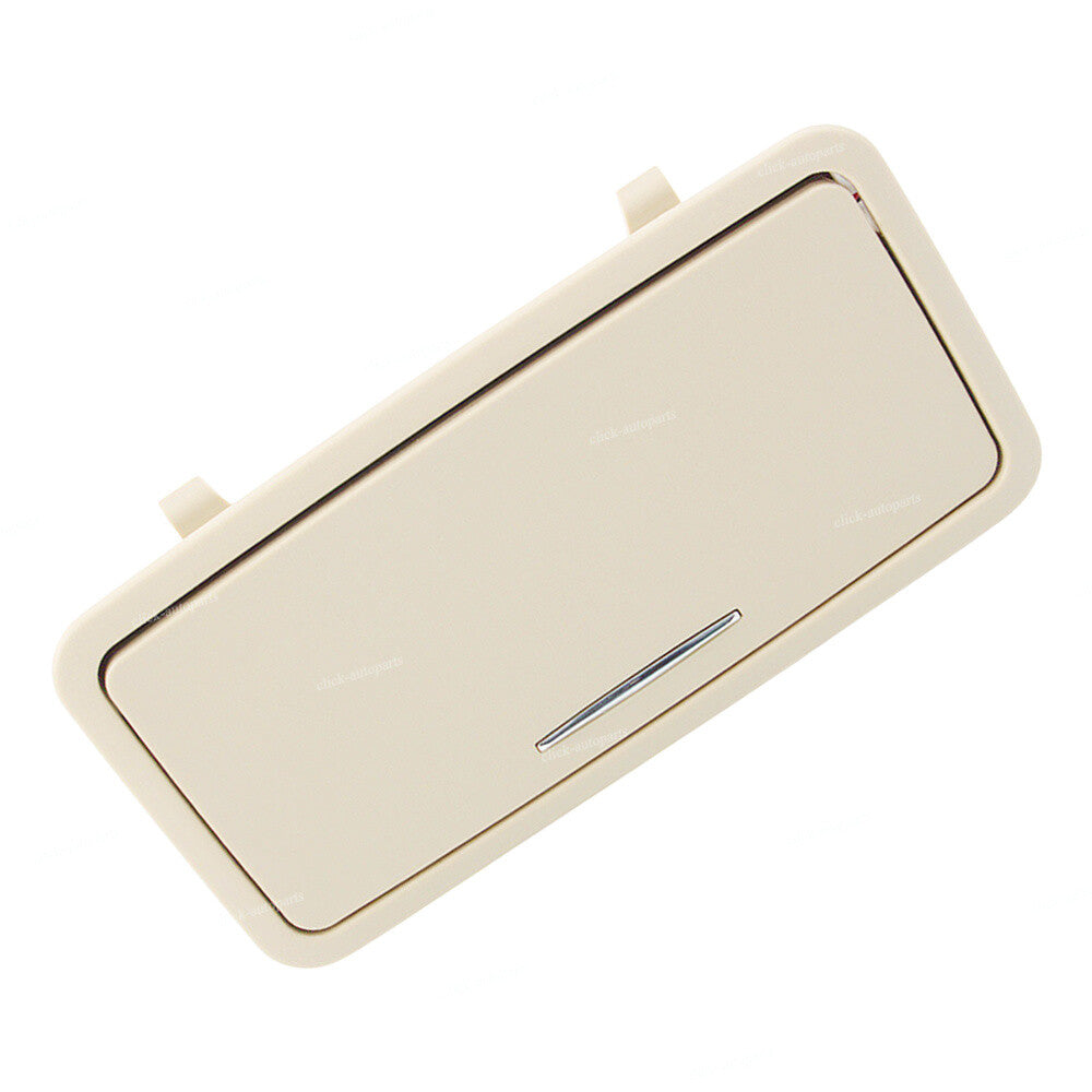 For 2010-2019 for Jaguar XJ - Rear Row Vanity Mirror Makeup Mirror w/ Lights Beige Q