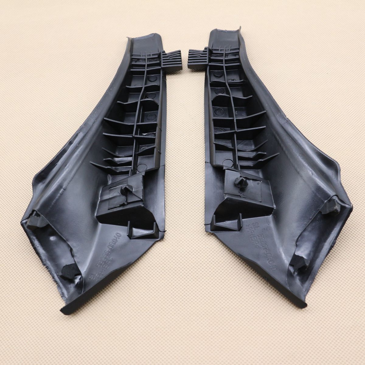 2-piece extended front and side cloak trim covers for Toyota Rav4 2013-2018