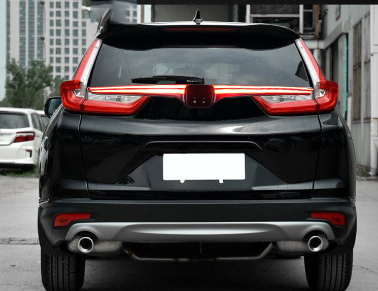 for Honda CR-V CRV 2017-2022 Black LED Rear Door Trunk LED Tail Lights Decorate