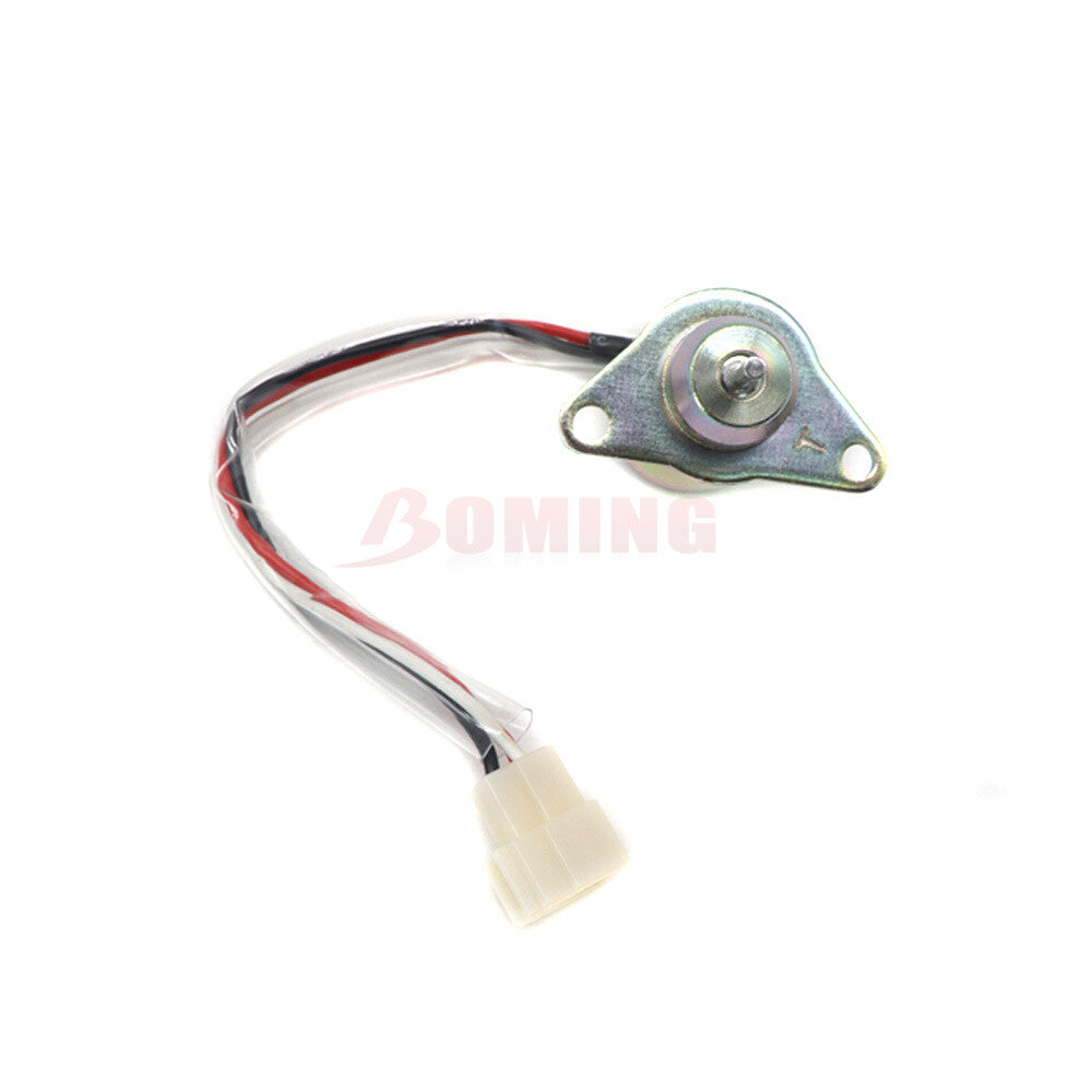 Fuel shut-off solenoid valve suitable for 3TNE84, 3TNE88, 4TNE84, 3TNV70, 3TNV76, and 4TNV84. (Please call 119653-77950-)