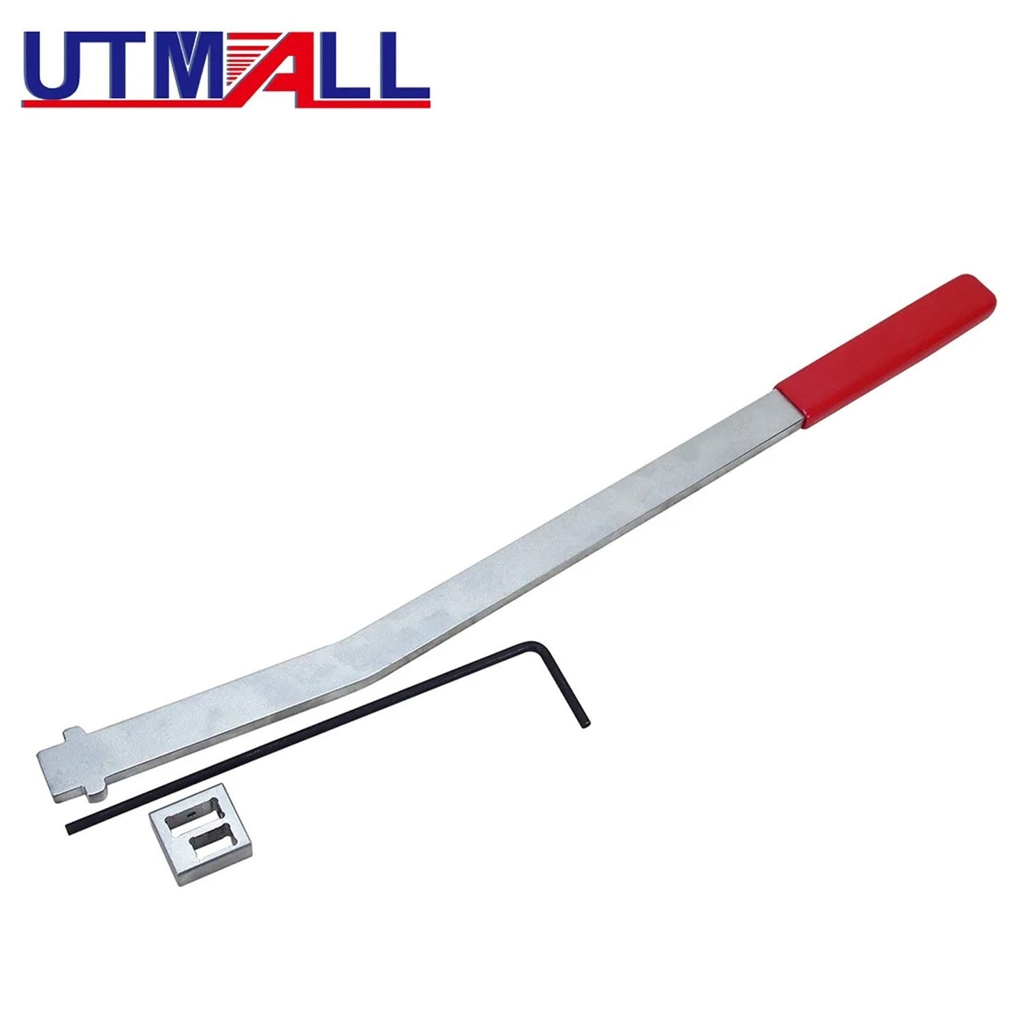 Auxiliary belt tensioner wrench suitable for Ford , for Citron , and for Peugeot 1.4 1.6 diesel engines.