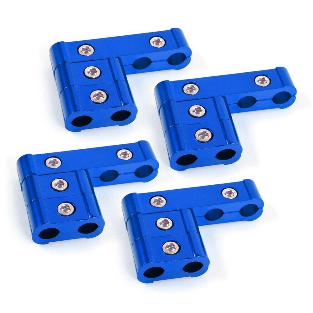 12PCS Universal Spark Plug Wire Separator Blue Wire Separator For 8/9/10mm Q
