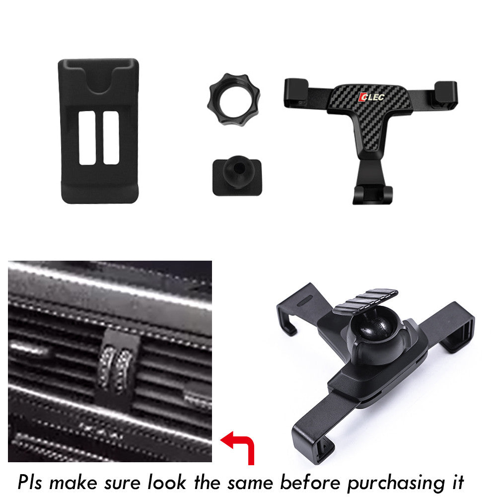 Carbon fiber printed gravity mobile phone holder adjustable holder suitable for 12-18 for Audi Q5- v
