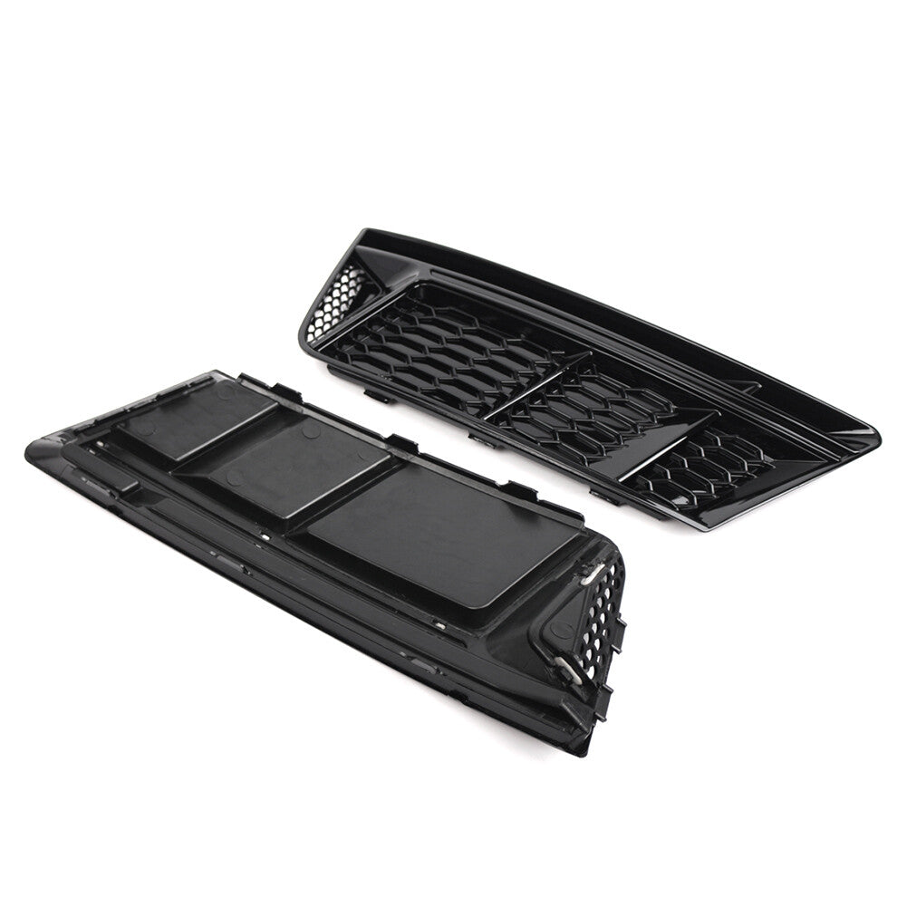 Front Bumper Lower Grill Fog Light Grille for Audi for A4 B9 2016-2018