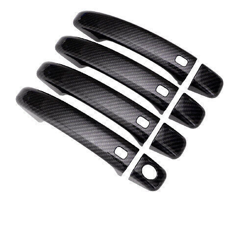 Fit for Audi Q5 2009-2016 ABS Carbon Fiber Out Side Door Handle Bowl Cover Trim