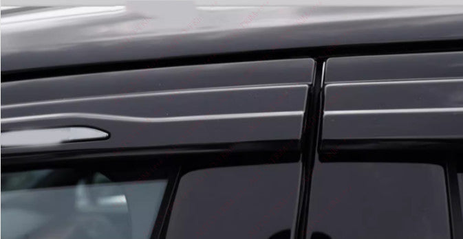 for Lincoln Aviator 2020-2023 Black Window Visor Vent Shades Sun Rain Guard 6Pcs
