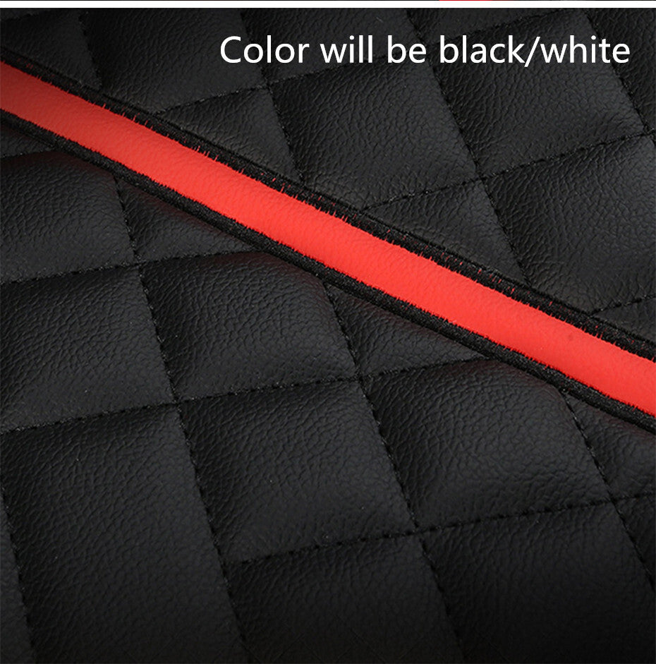 Car Front for Seat Cover Full Surround PU Leather Mat Breathable Pad Chair Cushion