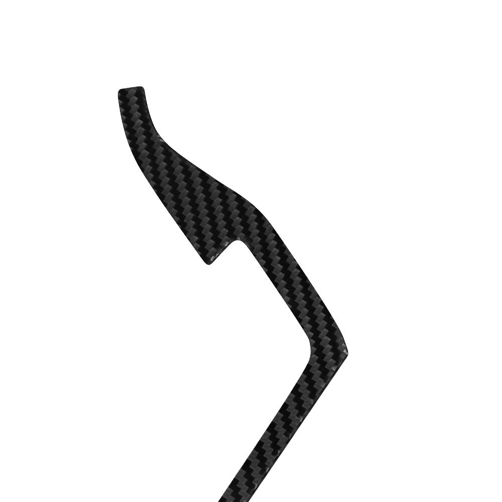 Red Carbon Fiber Gear Shift Side Decorative Trim for Corolla 2014-2018 v