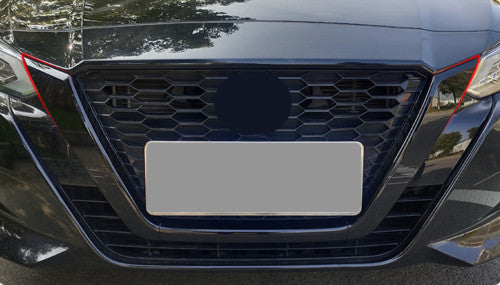 for Nissan Altima 2019-2022 ABS Piano black Frame Front Grille Grill Cover Trim