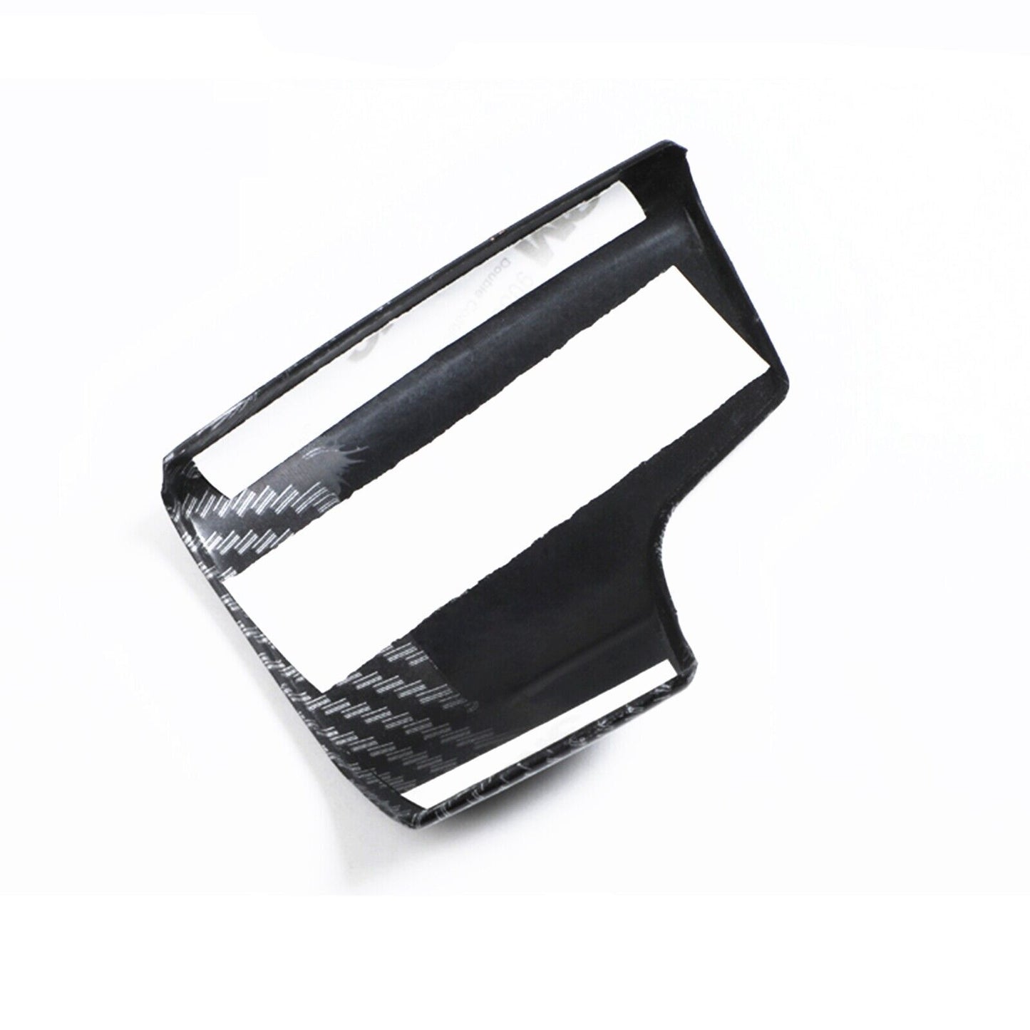 ABS Carbon Fiber Look Gear Shift Knob Cover Trim Fit for Audi for A6 A7 Q7 2020-21