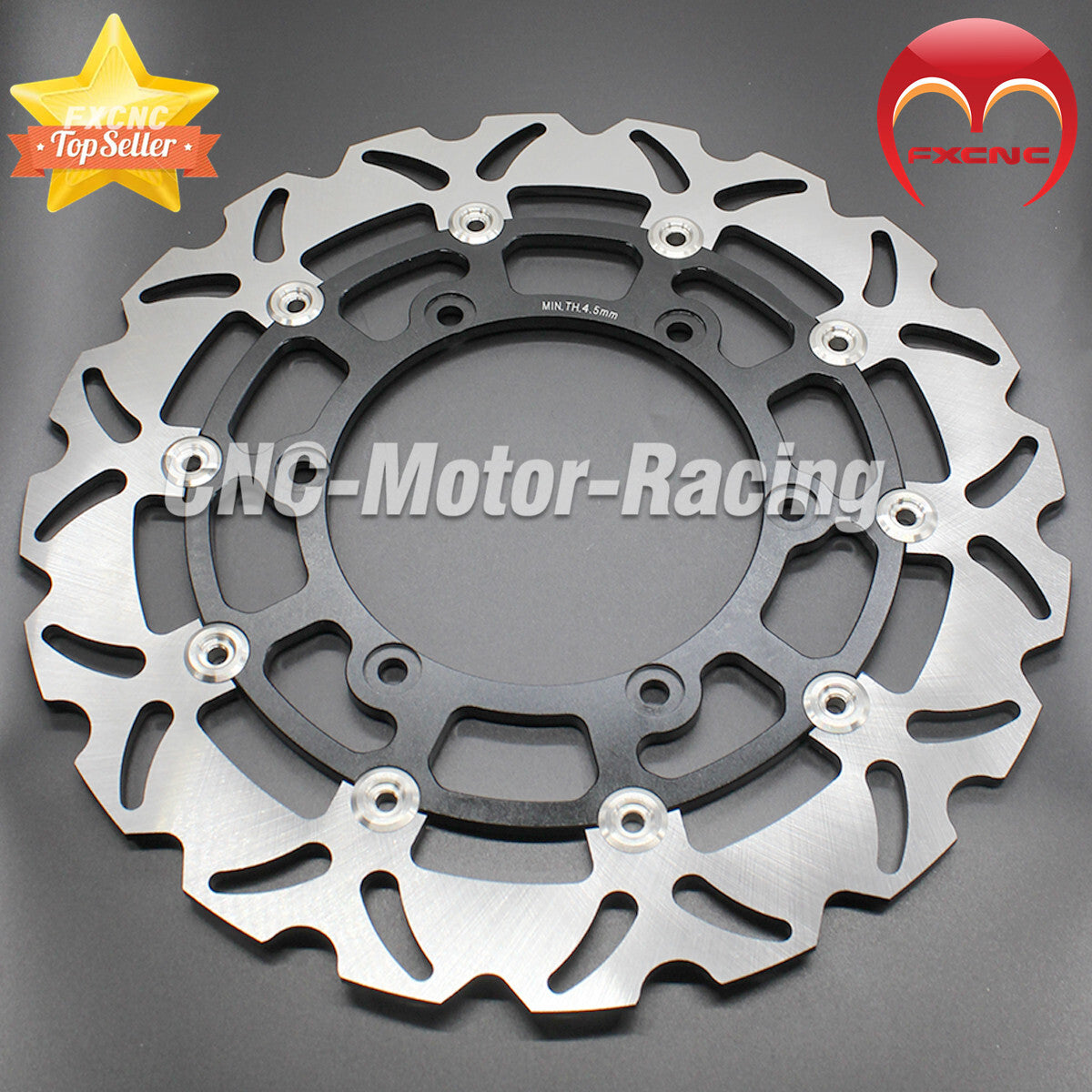 Floating front brake disc rotor suitable for Yamaha YZF R1 1998-2003 2002 2001 2000 1999