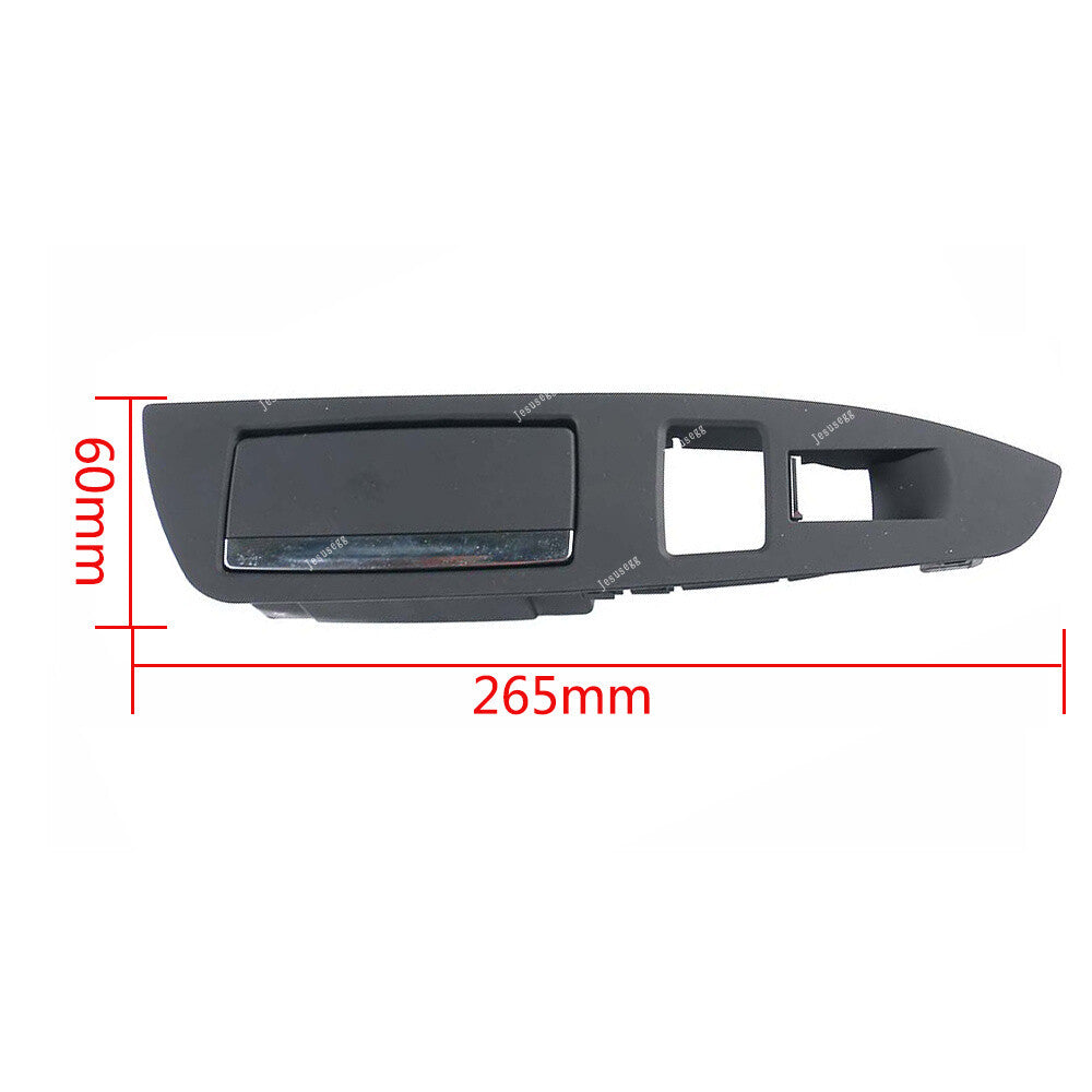 Interior-Rear Door-Ashtray Switch Trim Panel Black Left for BMW 7 Series 740Li Q