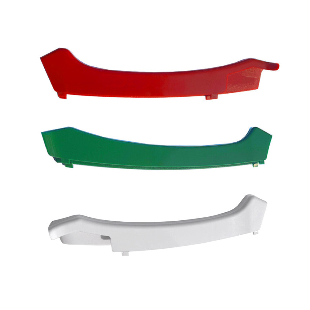 3PCS Front Grille Strip Cover Trim Insert for Maserati Ghibli 2014- 2016