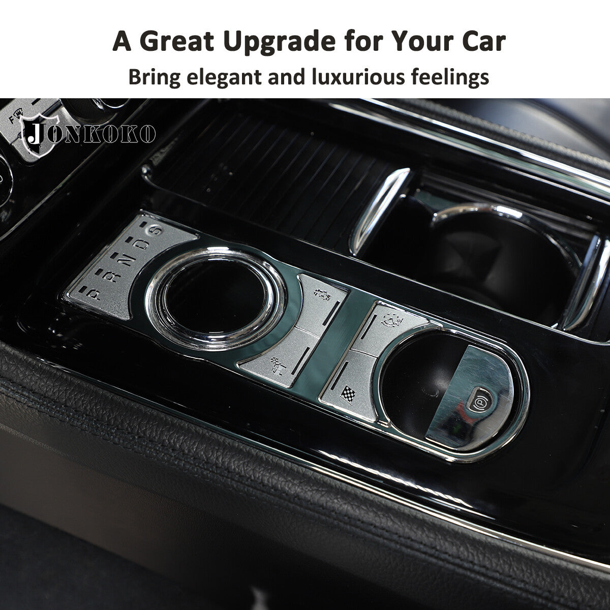 Protective cover for the gear shift button frame on the center console of for Jaguar XJ S.steel (2010-19) n