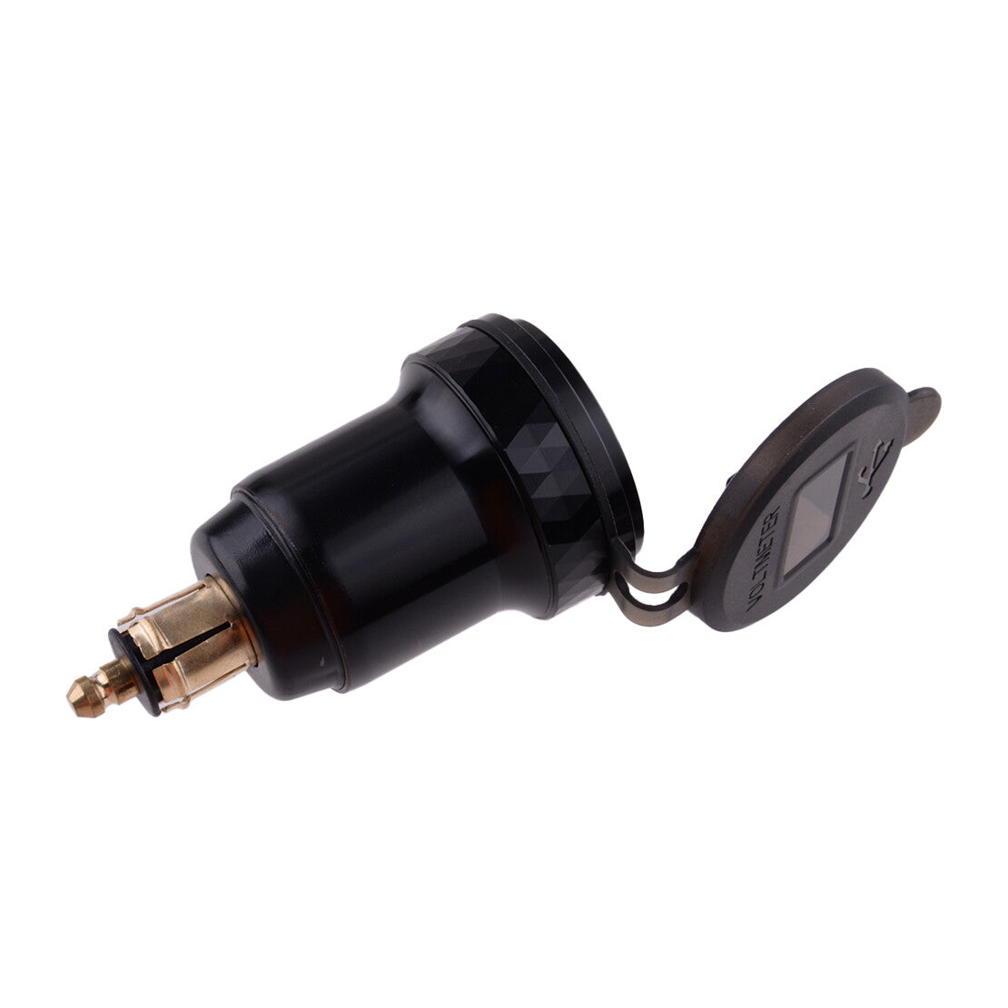 QC30 Dual USB Charger DIN Plug Socket Fits for Motorcycle v